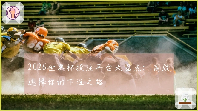 2026世界杯投注平台大盘点：高效选择你的下注之路