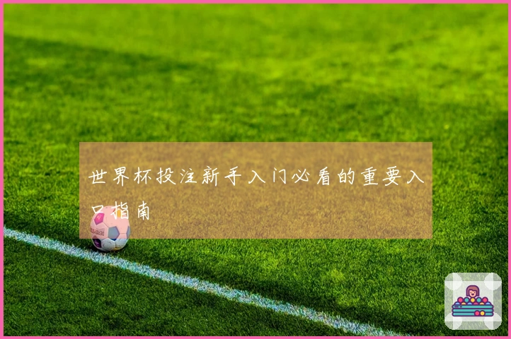 世界杯投注新手入门必看的重要入口指南